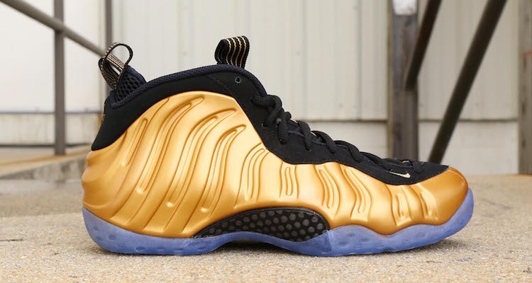 Nike Air Foamposite One Metallic Gold Detailed Images