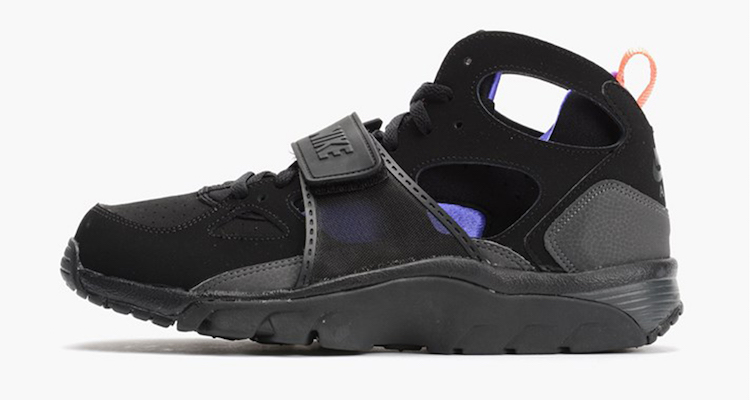 Nike Air Trainer Huarache Black/Violet-Orange Available Now