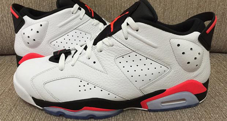 Peep Another Look at the Air Jordan 6 Low White/Black-Infrared