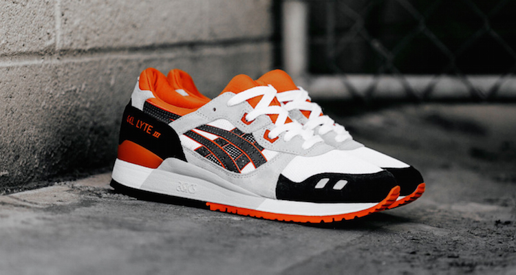 The ASICS Gel Lyte III White/Black-Orange Is Available Now