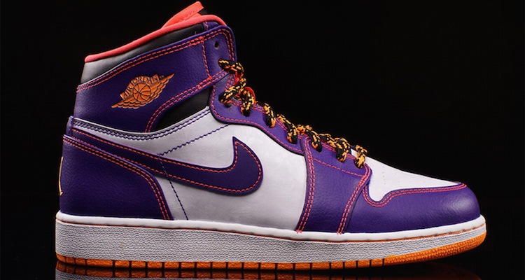 Air Jordan 1 High BG Court Purple/Bright Crimson–Bright Citrus Available Now