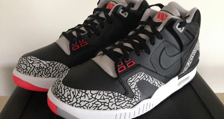 Check Andre Agassi's Nike Air Tech Challenge 2 "Black Cement" Customs Nice Kicks