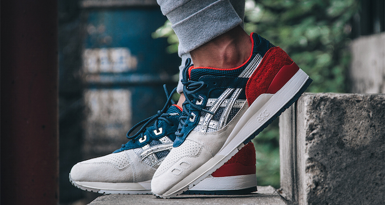 Concepts x ASICS Gel Lyte III Boston Tea Party On-Foot Preview