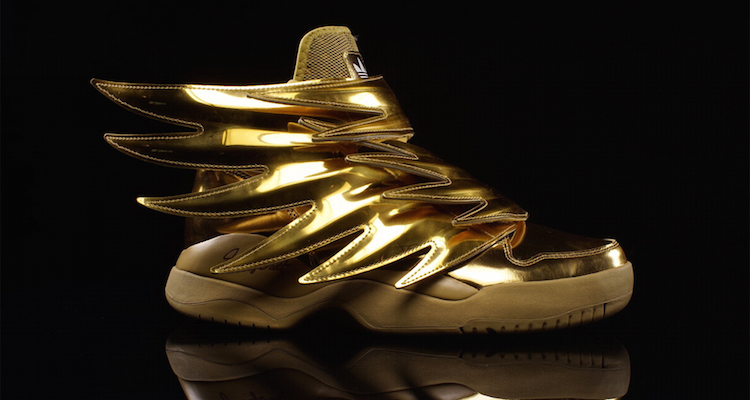 The Jeremy Scott x adidas Wings 3.0 "Gold" Is Now | Kicks