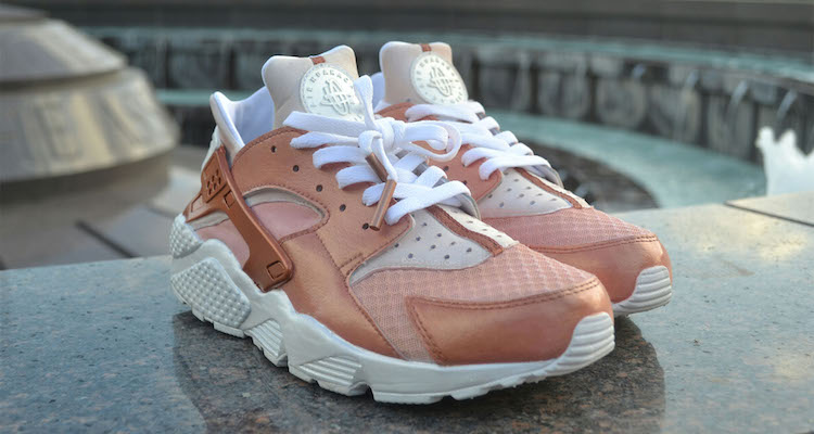 nike huarache champagne