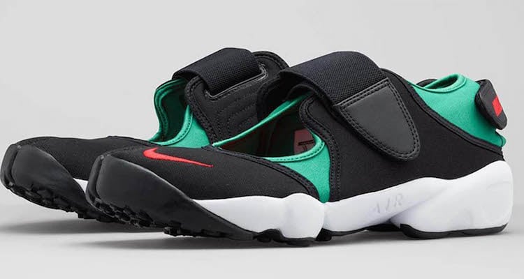 Nike Air Rift Black/Forest-Atom Red Official Images & Release Date