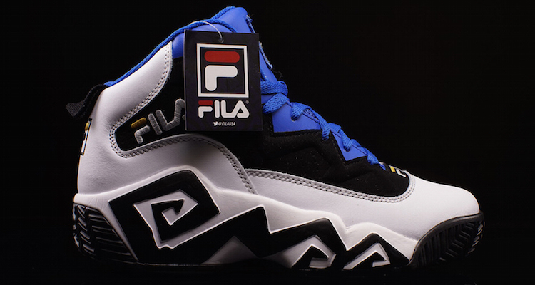 The FILA Mashburn White/Royal-Black Is Available Now