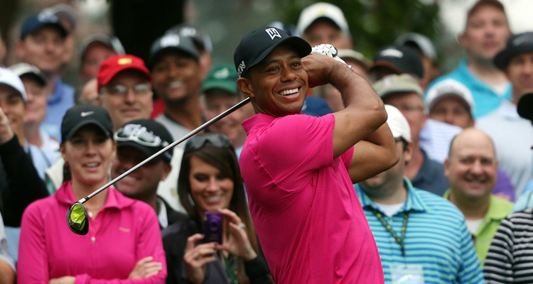 Tiger Woods Swaps Signatures for The Masters