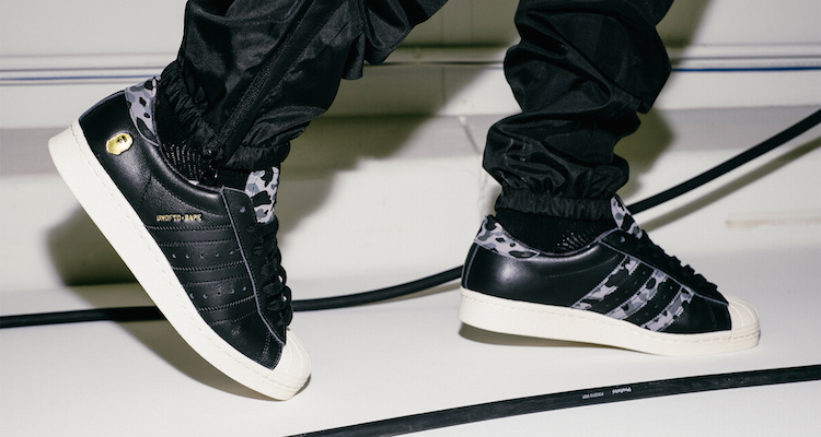 UNDFTD x BAPE x adidas Consortium Superstar 80V On-Foot Preview | Nice ...