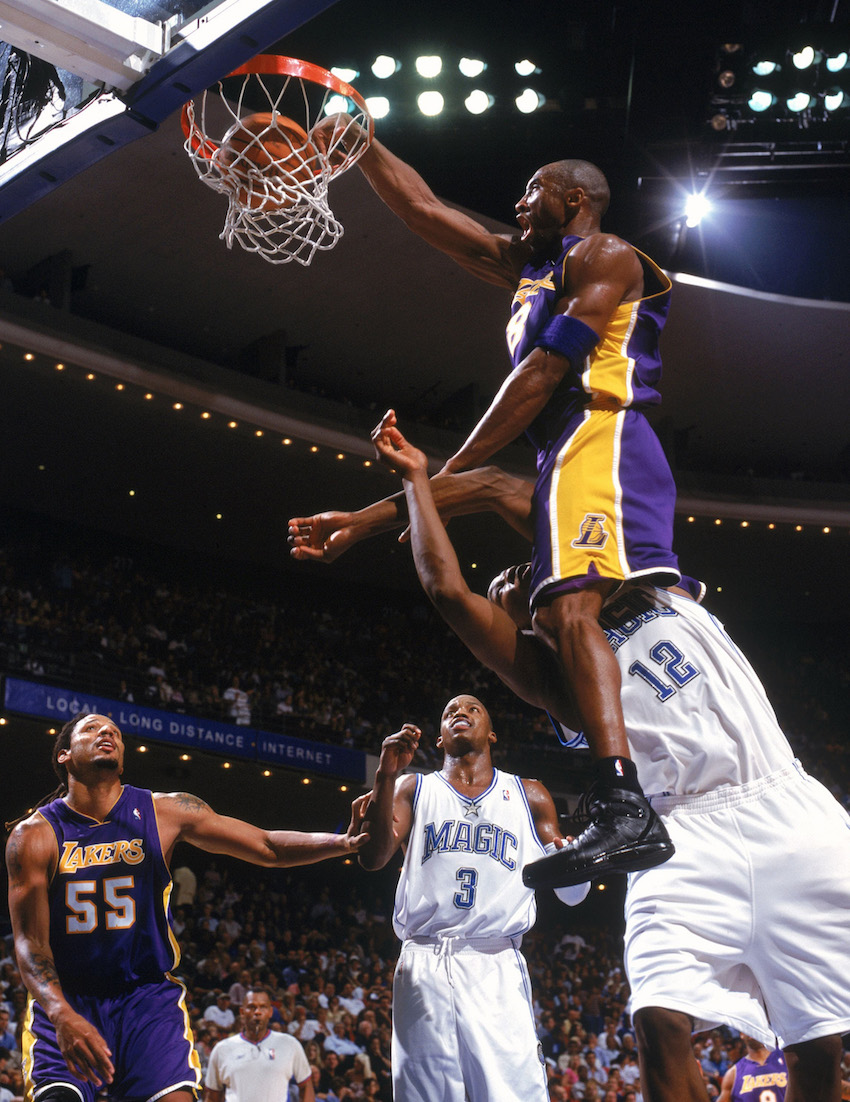 Kobe Bryant in the Nike Zoom Huarache 2k4 