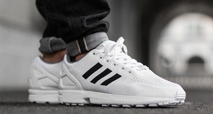 mens adidas zx flux white