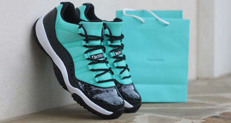 Air Jordan 11 Low Tiffany Custom by Dank Customs