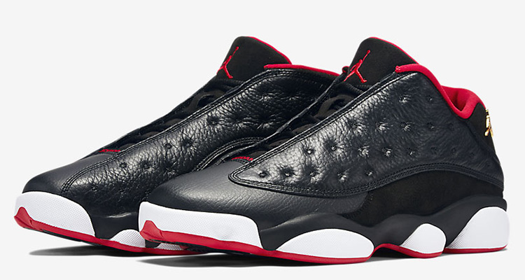 Jordan 13 low red on sale