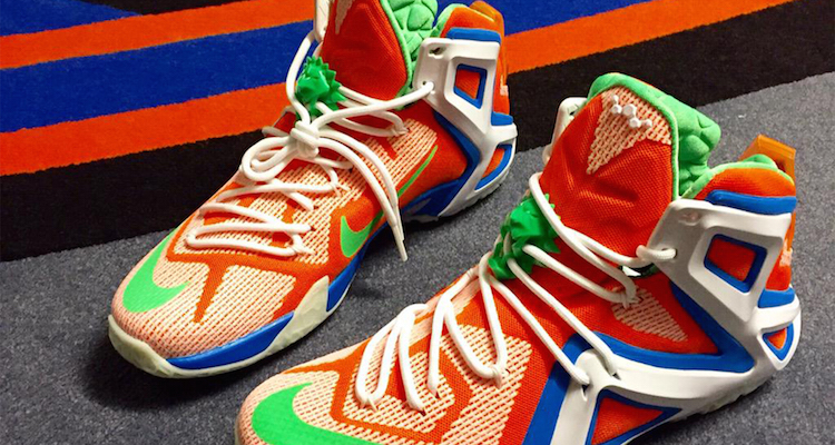 Candice Wiggins Shows off her Nike LeBron 12 Elite NY Liberty PE