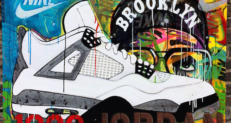 Check out Shannon Favia's Latest Air Jordan-Inspired Paintings