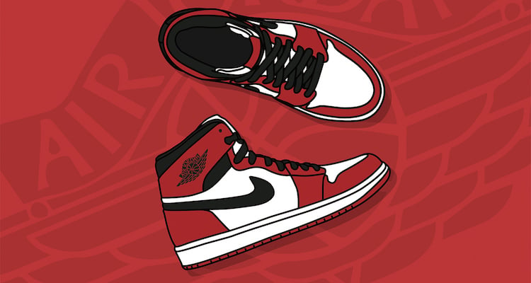Check out These new Sneaker Illustrations by Dan Freebairn of KickPosters