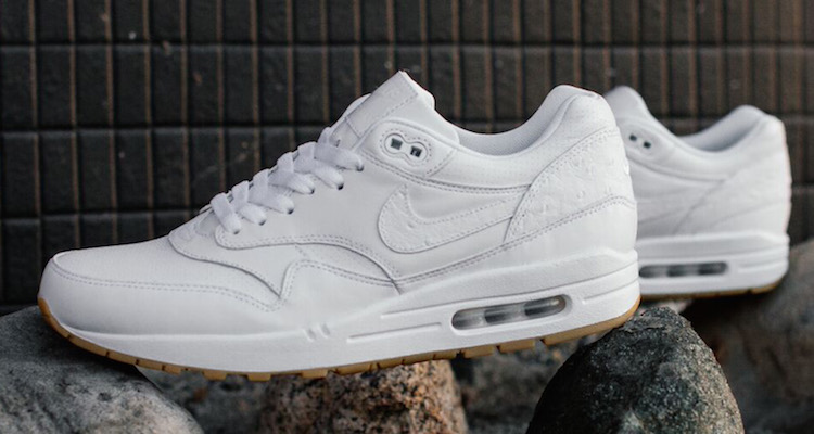 Nike Air Max 1 Leather PRM White/White Available Now