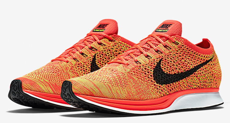 Nike Flyknit Racer Bright Crimson/Volt Official Images & Release Date