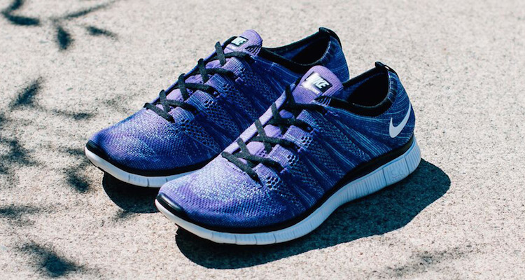 Nike Free Flyknit NSW Court Purple/White Available Now