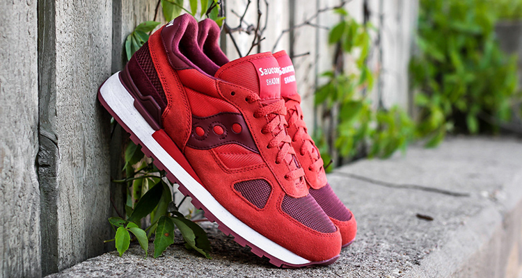 saucony shadow burgundy