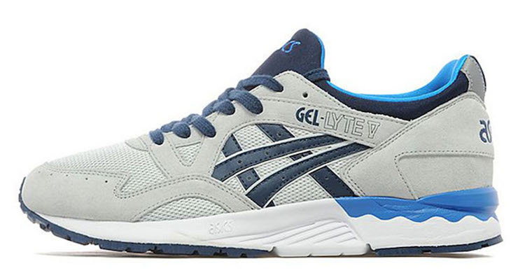 The ASICS Gel Lyte V Grey/Navy Is Available Now