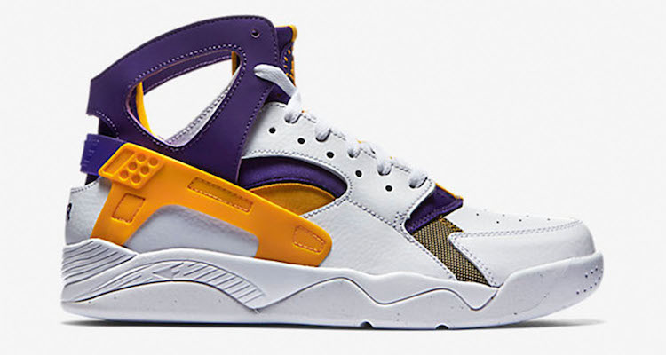 The Nike LOW Air Flight Huarache Lakers Is Available Now