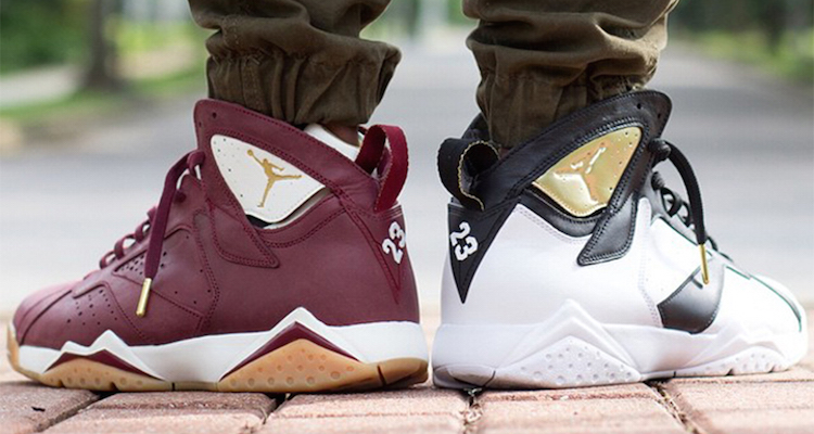 Air Jordan 7 Cigar and Champagne On-Foot Look