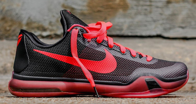 The Nike Kobe 10 Bright Crimson Is Available Now