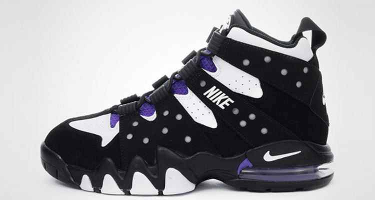 nike air max2 cb 94 black white pure purple