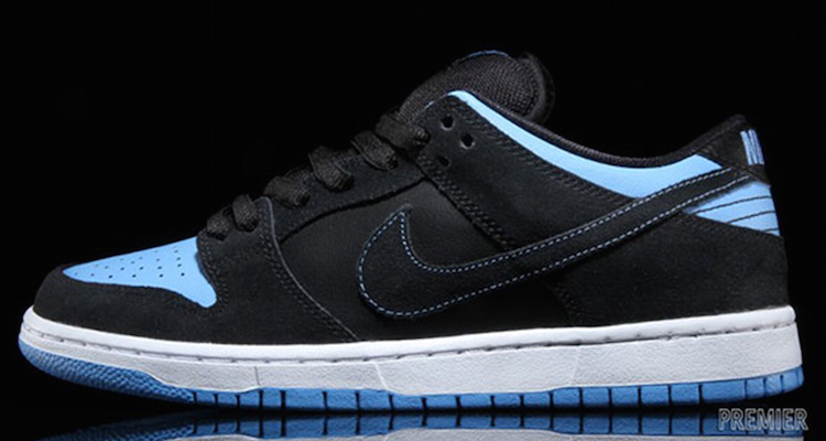 nike sb blue and black