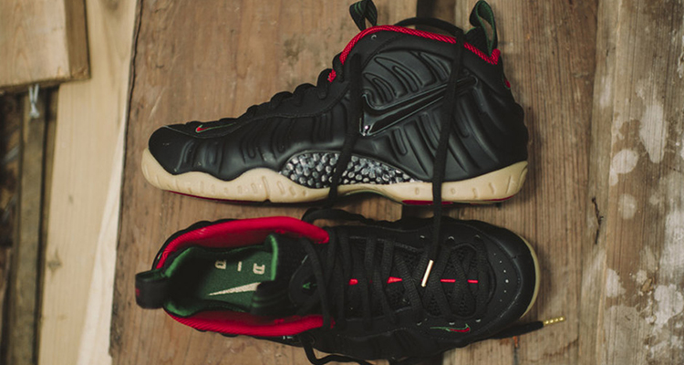 Nike air foamposite pro gucci black discount