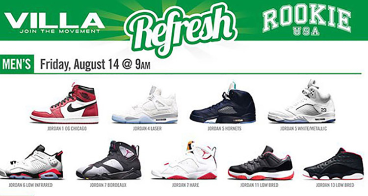 VILLA has a Big Air Jordan Restock Planned for the Weekend Nice Kicks