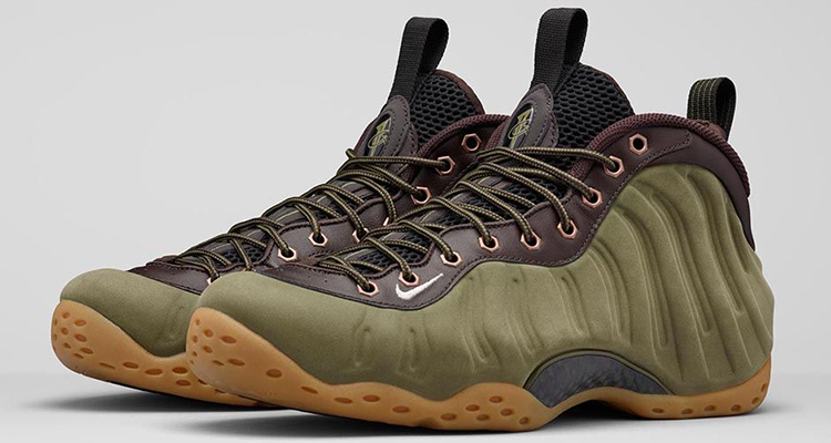 Olive green foamposites release date on sale