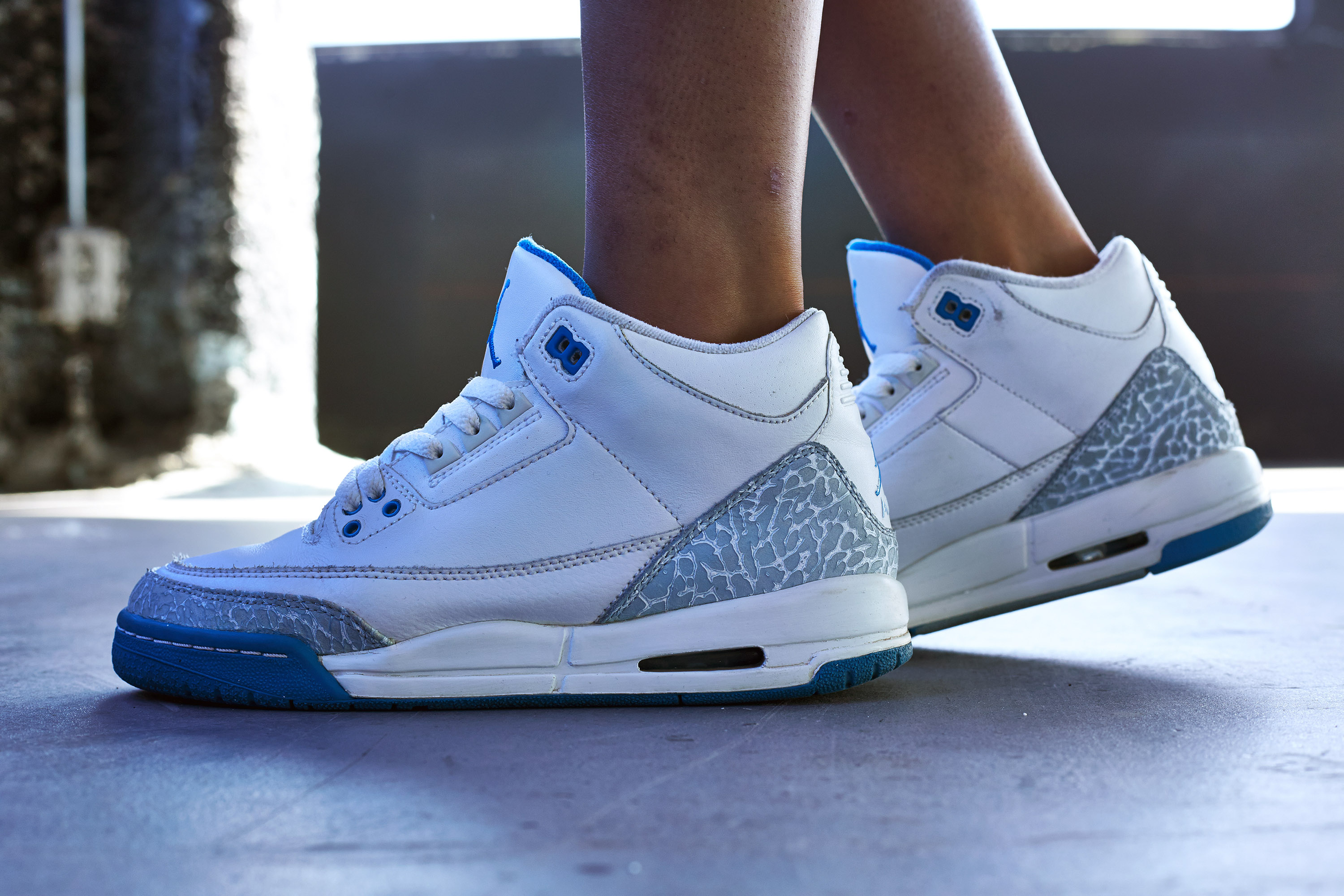 Air Jordan 3 Harbor Blue On-Foot Look