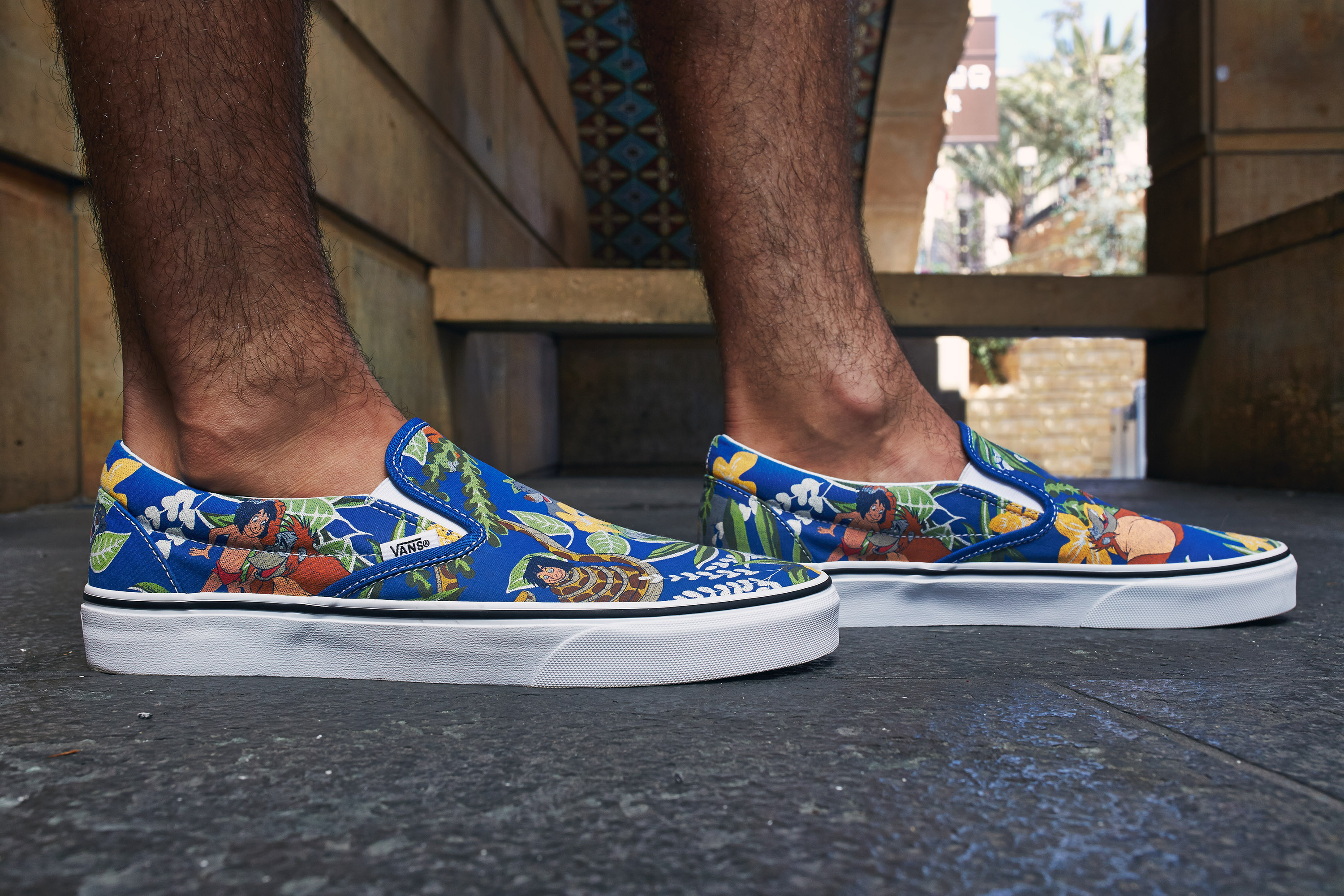 disney vans blue