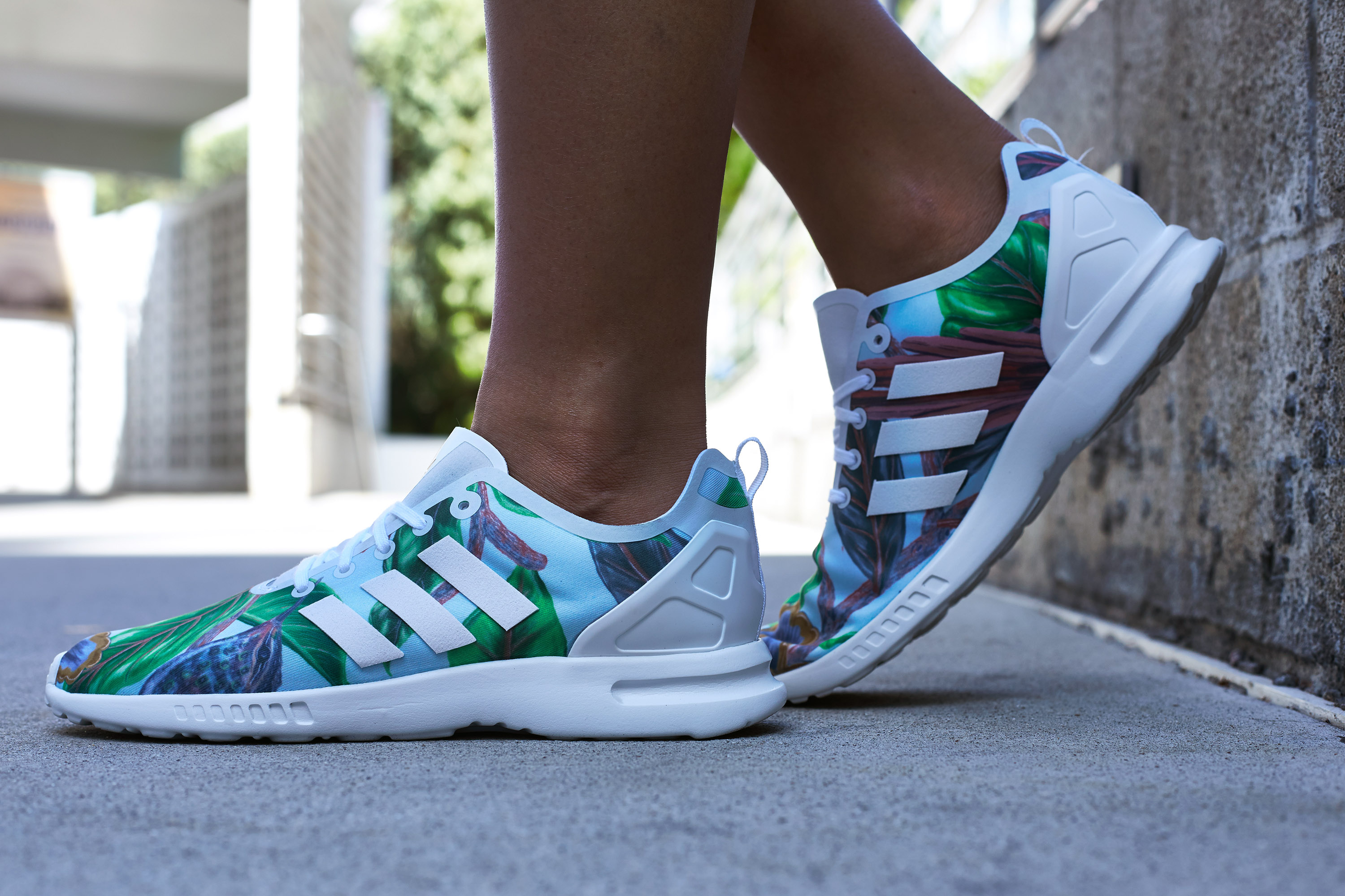 adidas zx flux on feet