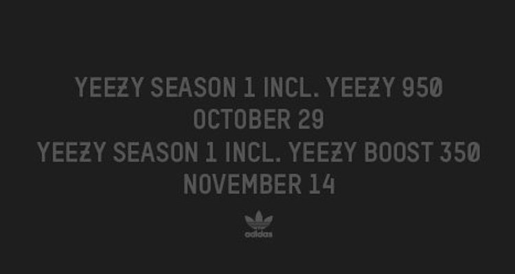 adidas Yeezy Release Dates