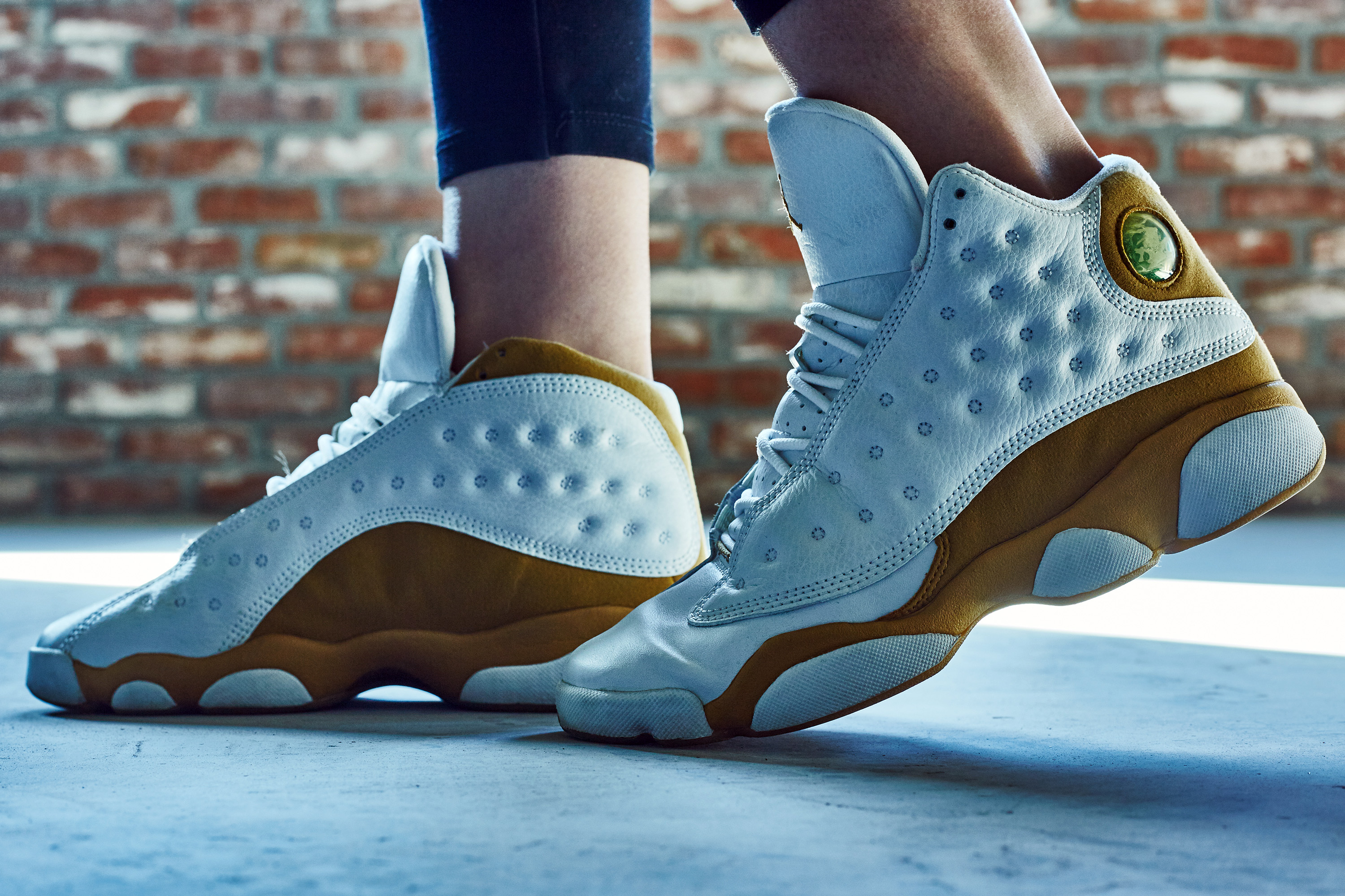 jordan 13 on feet