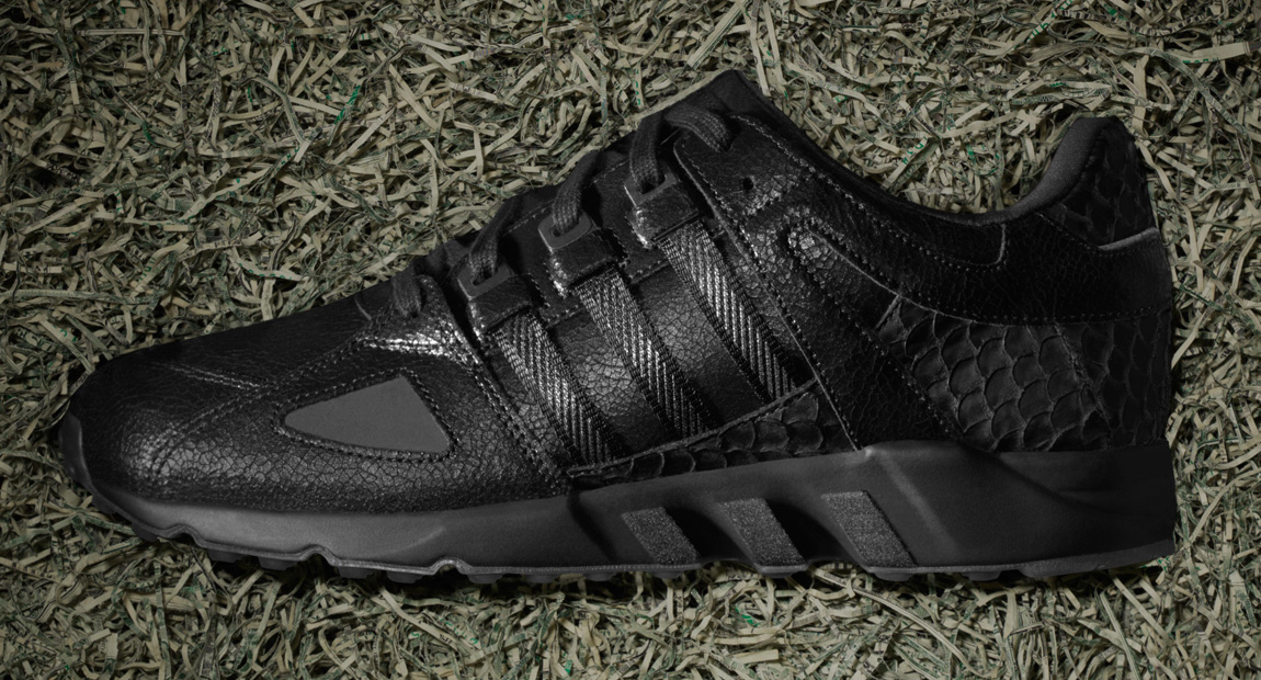 First Look // Pusha adidas EQT Running Guidance "Black Market" Nice Kicks