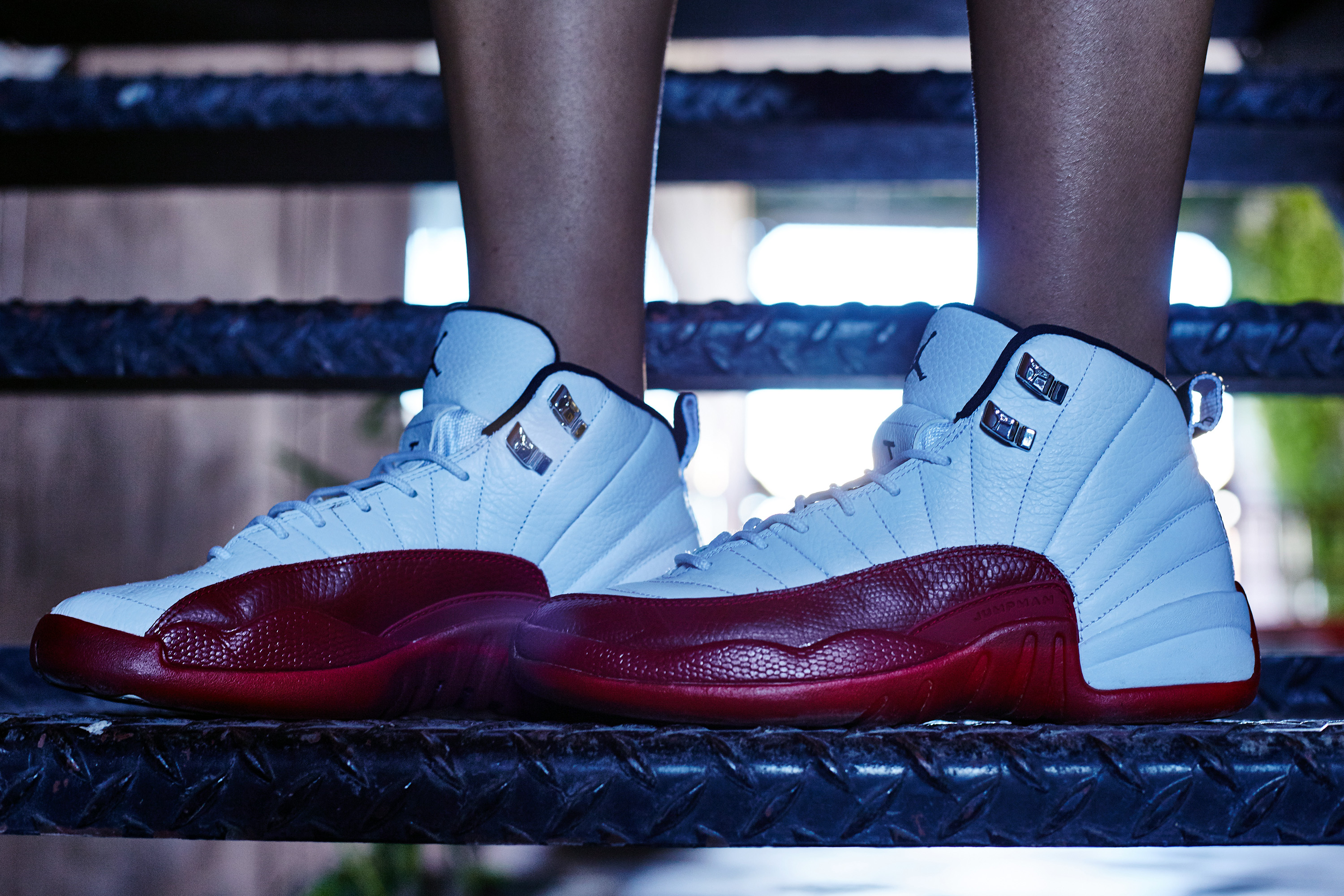 On-Foot #TBT Edition // Air 12 White/Red Nice