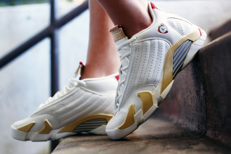 tan jordan 14