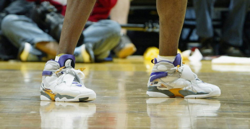 #KobeWeek // Kobe Bryant Wearing Air Jordans On Court | Nice Kicks