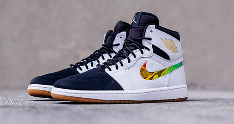 jordan 1 rainbow swoosh