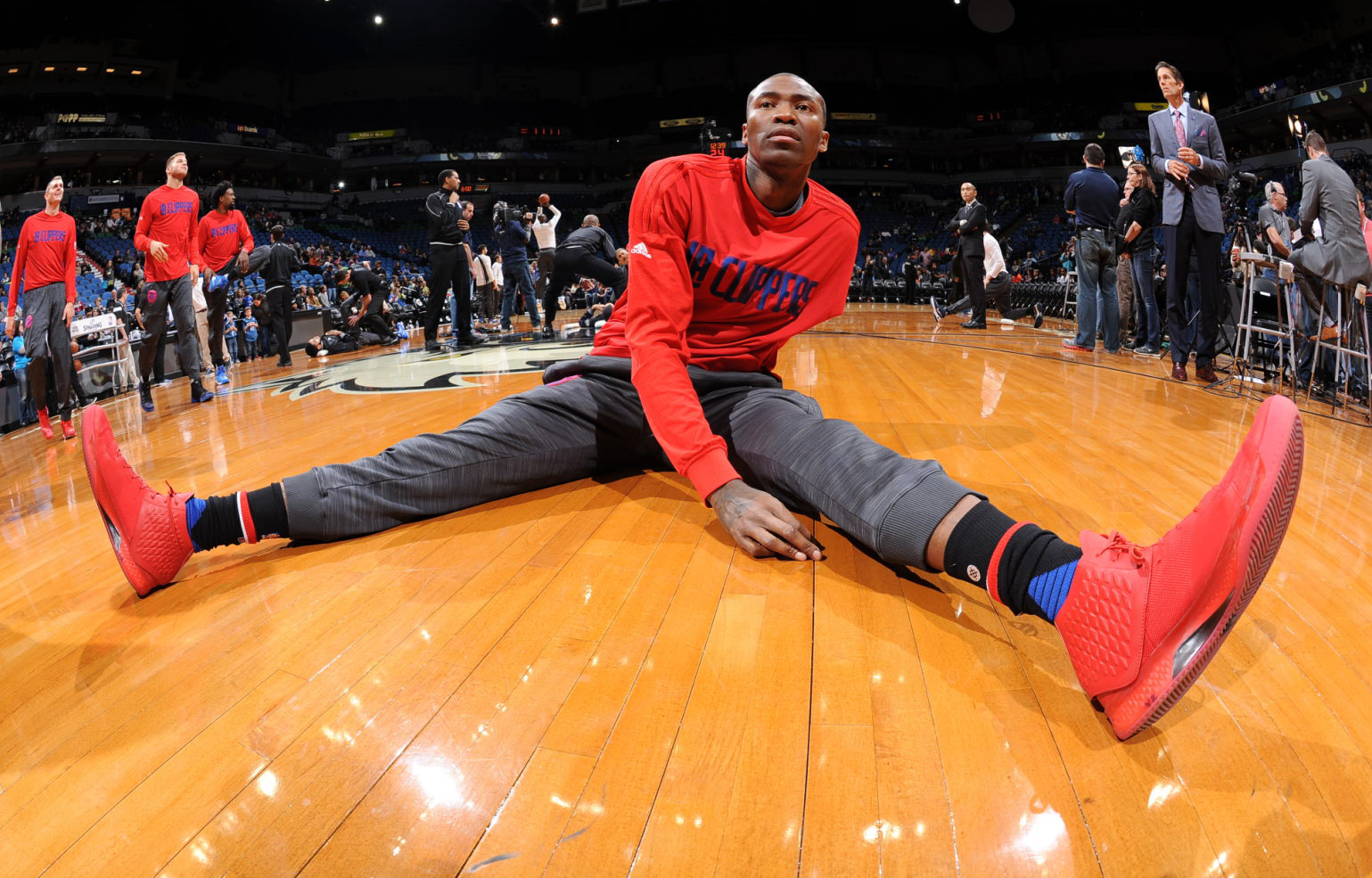 Jamal Crawford Wears All-Red BrandBlack  III | Kicks On Court |  Nice Kicks