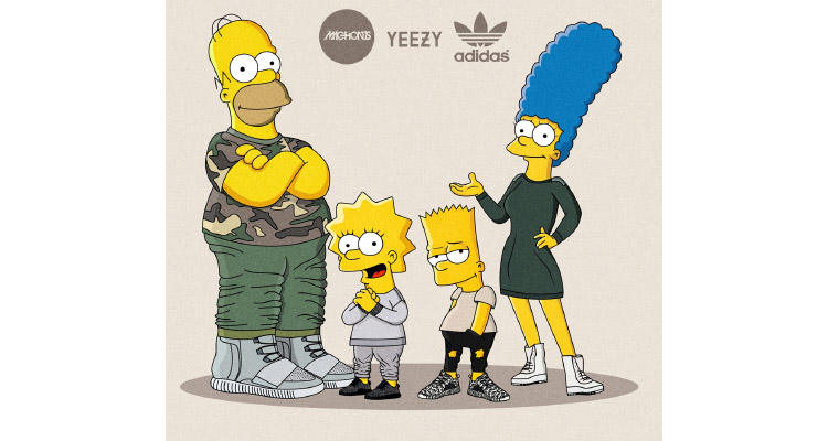 The Simpsons x Adidas Yeezy Boost