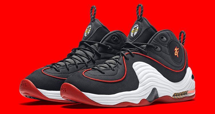 Nike air penny 2 black red on sale