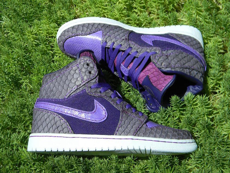 custom jordan 1 purple