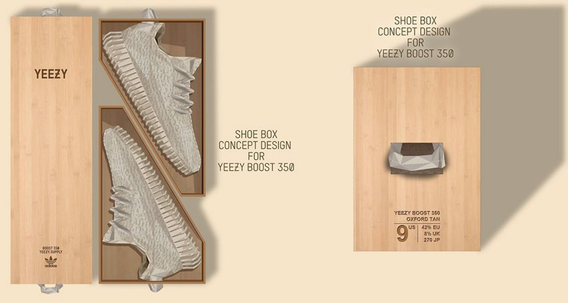 Adidas Yeezy Boost 350 Box Design Concept