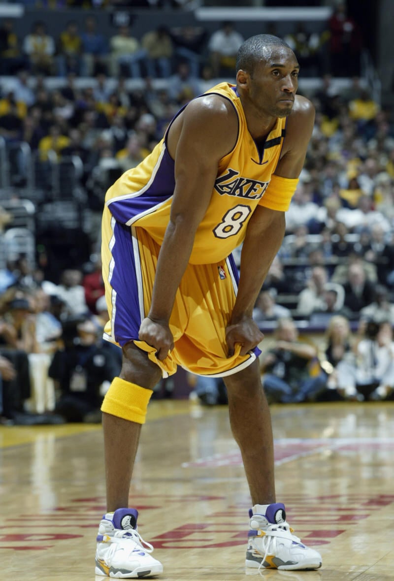 Kobe Bryant Playing in Air Jordans 