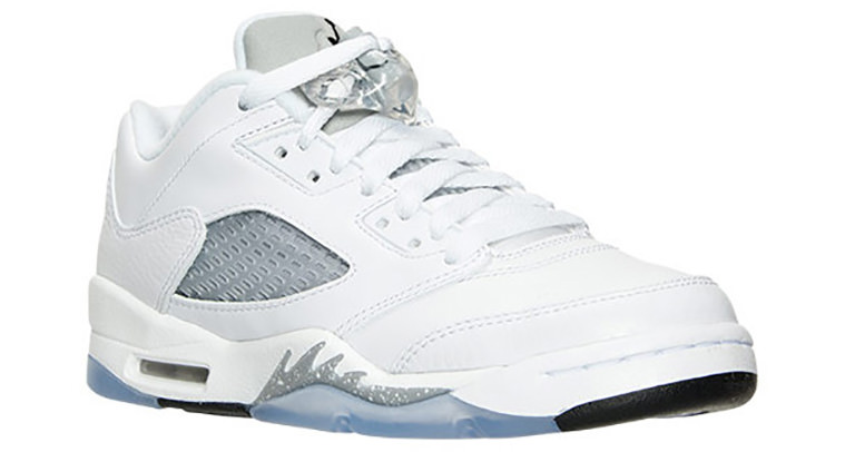 Air Jordan 5 Low White Wolf Grey